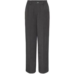 PIECES Pccamil Hw Wide Pant Noos broek voor dames, dark grey melange, (XS) W x 30L