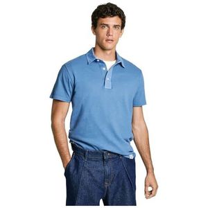 Pepe Jeans - PM542211 Henry - Poloshirt - Blauw - Korte Mouwen - Biologisch Katoen - Duurzaam