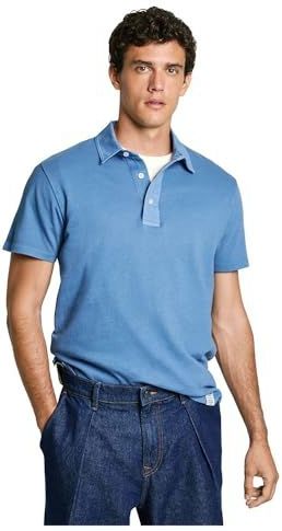 Pepe Jeans - PM542211 Henry - Poloshirt - Blauw - Korte Mouwen - Biologisch Katoen - Duurzaam