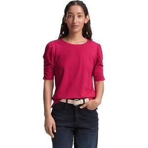 TOM TAILOR T-shirt voor dames, 37989 - Raspberry Red, M