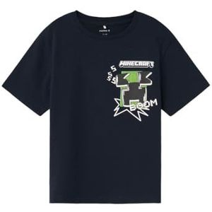 Name it - Nkmodet Minecraft Ss Nreg Top Box Bfu - Jongens - t-Shirts