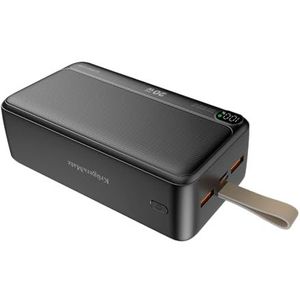 Kruger&Matz Powerbank 40.000 mAh Li-ion met Quick Charge en Power Delivery 3.0-aansluitingen USB Type-C, micro USB, 2x USB-A KM0908