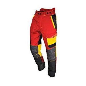 Solidur COPARE-XL werkbroek, geel/rood, uniseks