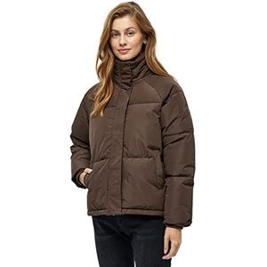 Minus Damen Alexis Kurze Pufferjacke 5661 SLATE BROWN 42