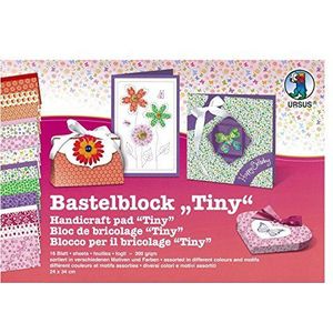 Ursus 13270099 - Knutselblok Tiny, 300 g/m², 24 x 34 cm, 16 vellen