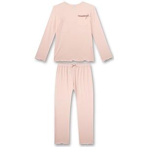 Sanetta meisjes pyjama lang modal, Zacht roze., 176 cm