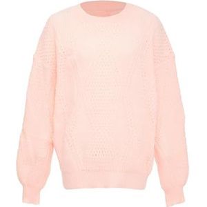 BLONDA - Trui - Lichtroze - Losse Pasvorm - Lange Mouw