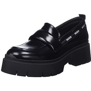 HUGO Dames Kris Moccassin-LG, zwart, 35.5 EU