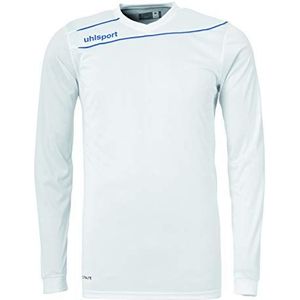 uhlsport Heren Stream 3.0 shirt, wit/azuurblauw, XXS