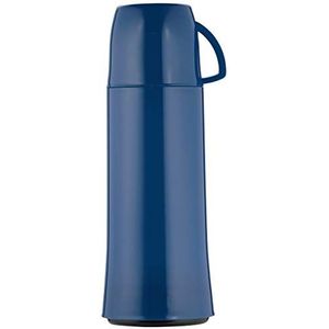 Helios Thermosfles Elegance, 0,75 liter, kunststof, duifblauw, beker met handvat