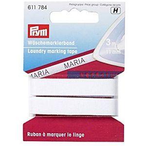 Prym - Prym Iron -on Laundry Cotton (11 mm, 3M) markeersband - 1 Stuk