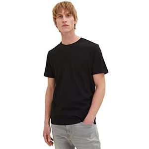 TOM KLEERMAKER heren basic T-shirt met geborduurd logo