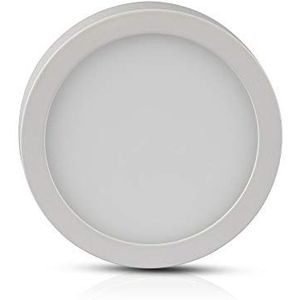 V-TAC 4916 LED-paneel plafondlamp rond 190 mm 18 W IP20 wit warm wit 3000 K paneellamp