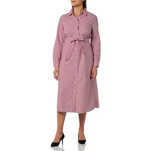 Boline Damesjurk 81432588, rood wolwit, S, rood, wolwit, S