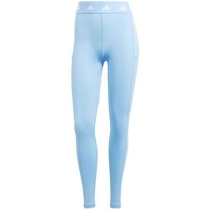 adidas Dames Techfit Stash Pocket Full-Length Leggings, semi blue burst, S