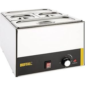 Buffalo Bain Marie met Pannen Roestvrij staal Pot Cookware Elektrische Warmer
