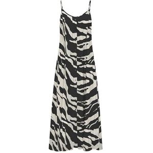 ONLY Dames Onlnova Life Vis Gigi Long Dress AOP, zwart, M