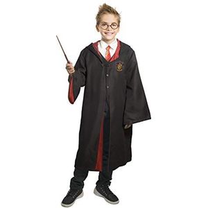 Harry Potter Deluxe costume disguise boy official (Size 5-7 years) with embroidered emblem and wand