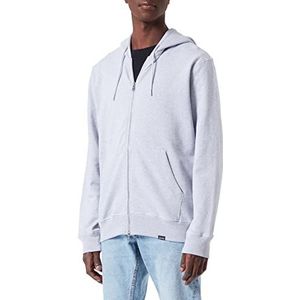 Seidensticker Herenjas met capuchon regular fit cardigan sweater, grijs, XL, grijs, XL