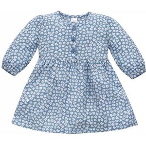 Pinokio Dress Lilian, 100% viscose, Blue Flowers, Girls 74-122 (86), Blue Flowers Lilian, 86 cm