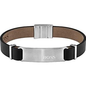 BOSS Jewelry URBANITE Collection armband voor heren, zwart - 1580044M