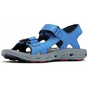 Columbia Techsun Vent Sandalen voor Kinderen, Blauw (Stormy Blue/Mountain Red), 38 EU