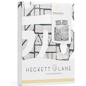Heckett Lane Odion Wild Duvet Cover, 100% Cotton, Grey, 135 x 200 Cm, 1.0 Pieces