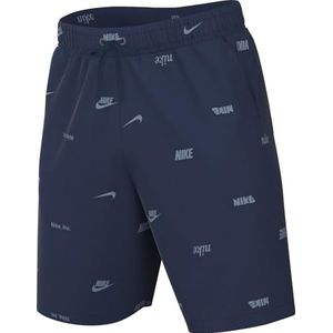Nike FB7440-493 M NK Club+ Wvn Flow Short AOP herenshorts Ashen Slate maat M-T