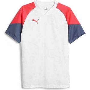 Puma Senior Voetbalshirt Wit/Rood/Donkerblauw