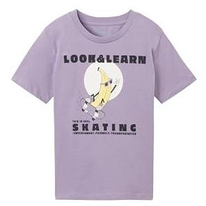 TOM TAILOR T-shirt voor jongens, 34604 - Dusty Purple, 104/110 cm