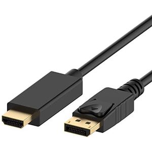 Ewent EC1430 videokabel adapter 1 m DisplayPort HDMI Type A (Standaard) Zwart