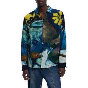 Overhemd - Multicolor - Lange Mouwen - Regular Fit - Ruitjes Stillevenstijl