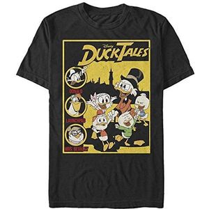 Disney Classics Ducktales - DuckTales Cover Unisex Crew neck T-Shirt Black S