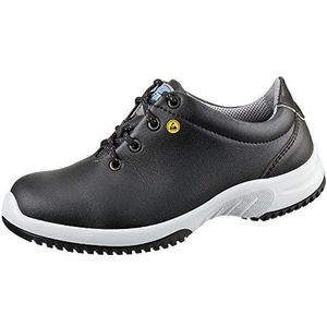 Abeba ESD-schoen uni6 halfhoge schoen sw, microvezel, CE, EN ISO 20345:2011, zwart (zwart), maat 42