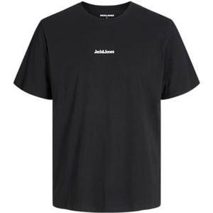 JACK & JONES - JJMINE - Shirt - Donkergeel - Grijs - Zwart - Wit