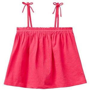 United Colors of Benetton Onderhemd voor meisjes en meisjes, Rood, 130