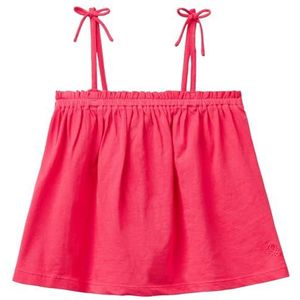 United Colors of Benetton Onderhemd voor meisjes en meisjes, Rood, 140