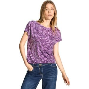 Bedrukt T-shirt, Iced Violet, XXL