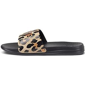 Reef One Slide Sportsandalen voor dames, Klassieke luipaard, 42.5 EU