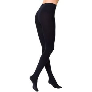 KUNERT Dames panty 383800 SENSUAL COTTON, gebreide broek, 36/38, marine, blauw, zacht en huidvriendelijk katoen, drukvrije comfortabele tailleband, warm, comfortabel, marineblauw, 36/38