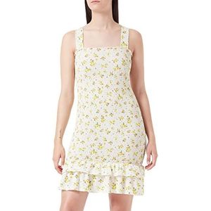 PIECES Dames PCTAYLIN Smock Dress, Buttercream/AOP:Flower, M