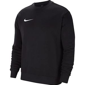 Nike CW6904 Y NK FLC PARK20 CREW Sweatshirt jongens zwart/wit 14-15 jaar