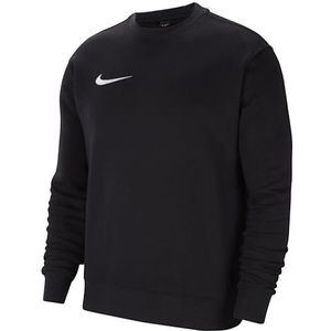 Nike CW6904 Y NK FLC PARK20 CREW Sweatshirt jongens zwart/wit 14-15 jaar