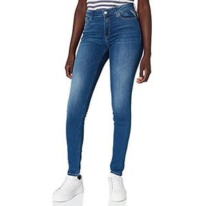 Replay Luzia Powerstretch denim jeans voor dames, 009 Medium Blue, 31W / 32L