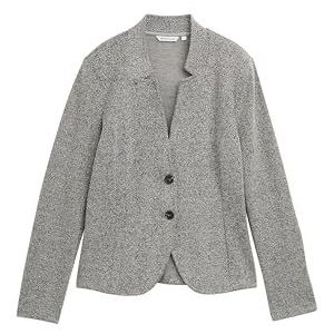 TOM TAILOR 1048829 blazer voor dames, 36596 - Grey Heringbone Boucle, XL