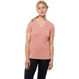 Jack Wolfskin Crosstrail T-shirt voor dames, roze, dawn, XS, Rose Dawn, XS