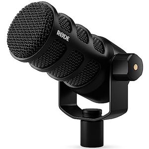 RØDE PodMic USB Veelzijdige Dynamische Broadcast Microfoon met XLR en USB Connectiviteit voor Podcasting, Streaming, Gaming, Muziek Maken en Content Creatie