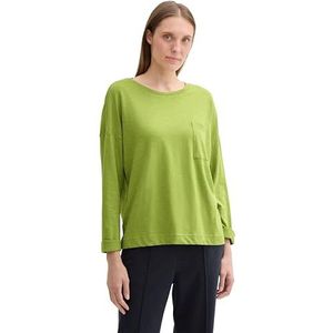 TOM TAILOR T-shirt voor dames, 26778 - Pea Green, 3XL