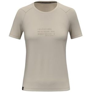 Salewa - Eagle Poem Dry - T-shirt - Oatmeal - Dames