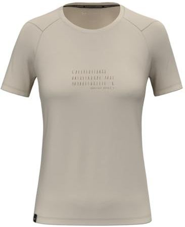 Salewa - Eagle Poem Dry - T-shirt - Oatmeal - Dames